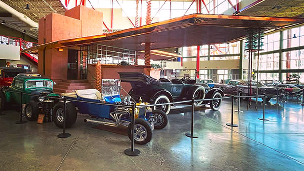 Vintage cars on display at the Buffalo Transportation Pierce Arrow Museum