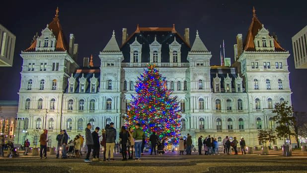 Empire State Plaza Holiday Tree Lighting