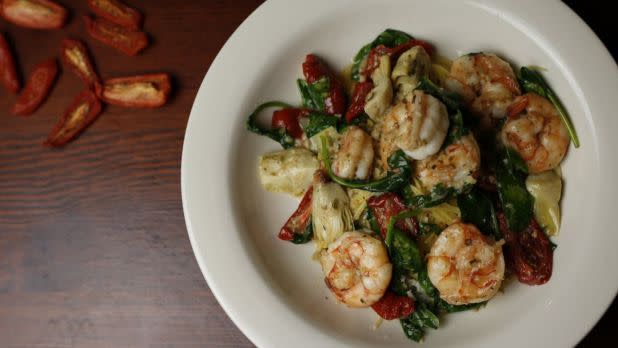 Shrimp and vegetable dish