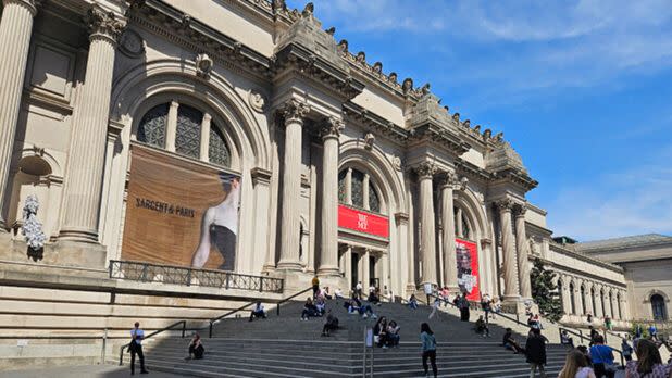 Exterior of the Metropolitan Museum