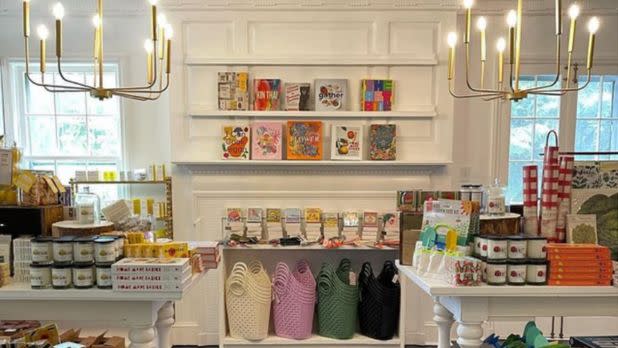Inside of a quirky boutique