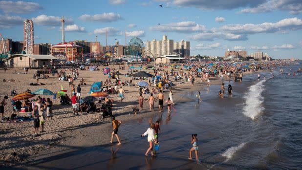 Coney Island Beach and Boardwalk