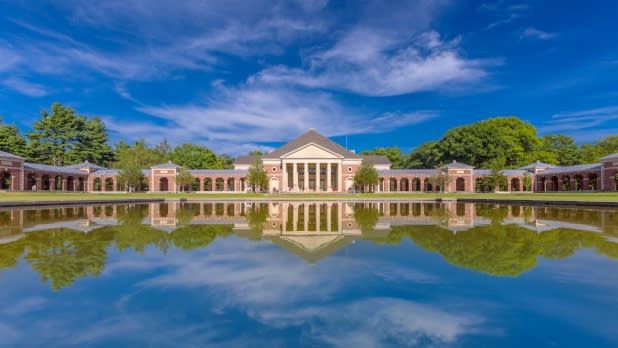 Roosevelt Baths at Saratoga State Park on a visit to New York State's Capital-Saratoga Region