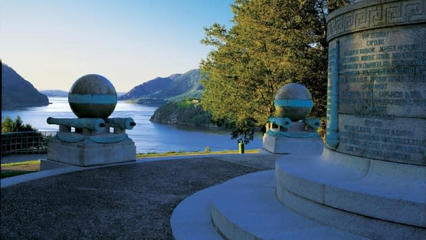 Trophy Point at US Military Academy at West Point