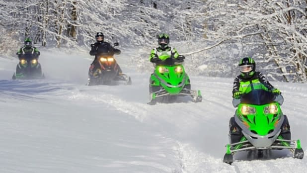 Snowmobiling at Allegany State Park