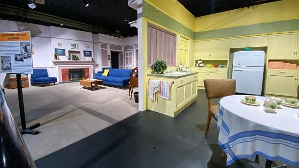 Recreations of the "I Love Lucy" set on display at the Lucille Ball Desi Arnaz Museum