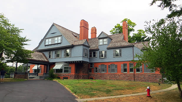 Exterior of President Theodore Roosevelt's home at Sagamore Hill