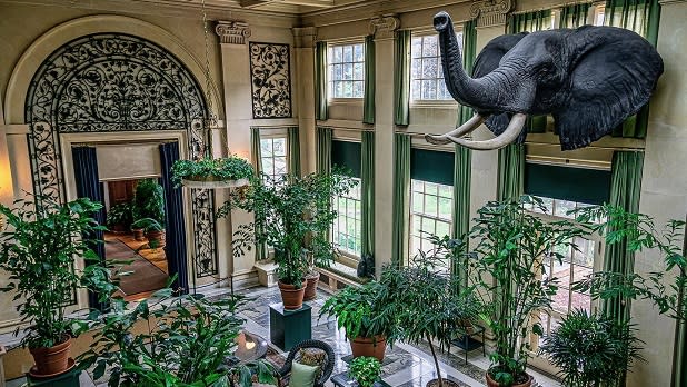 The conservatory in the extravagant mansion of George Eastman