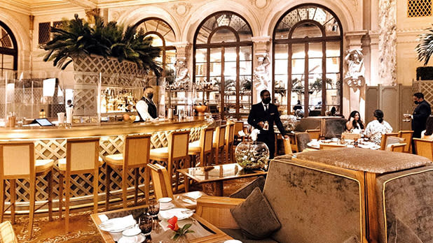 Palm Court at The Plaza Hotel in New York City