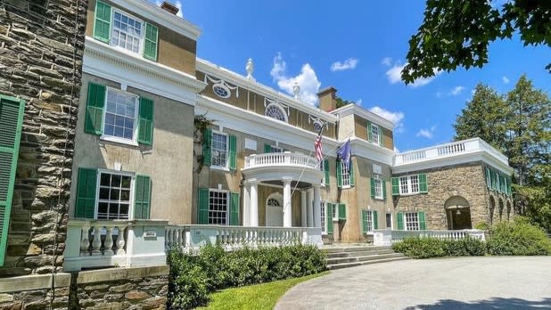 Exterior of the FDR Home and Presidential Library