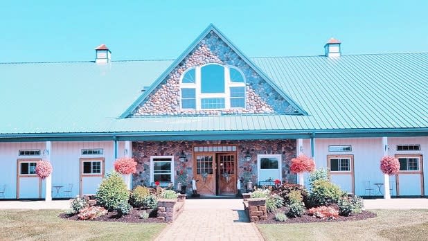 Exterior shot of Sacred Spa + Wellness located on a 100-acre horse farm