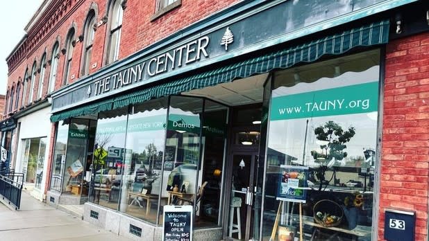 Exterior storefront of the Tauny Center