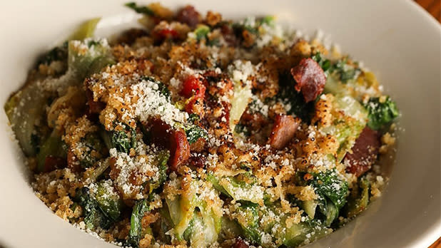 Utica Greens in a bowl