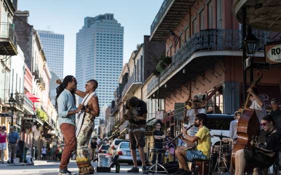 Dancing in the French Quarter