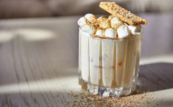 S'Mores Milk Punch - Four Seasons New Orleans Chandelier Bar