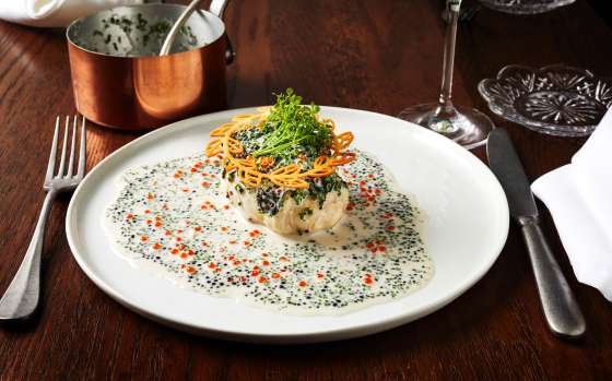 Poisson a la Florentine - MaMou New Orleans