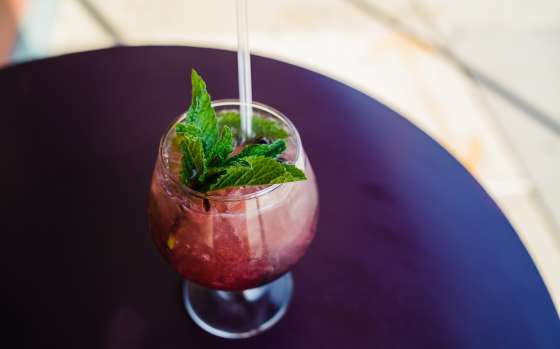 St. Joe’s Blueberry Mojito