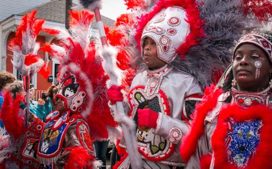 Mardi Gras Indians Uptown Super Sunday