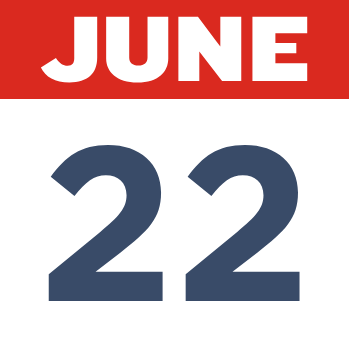 June 22 Calendar Date