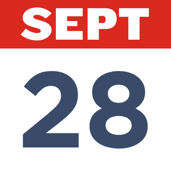 September 28 Calendar Date