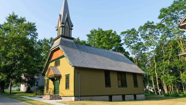 exterior of the Thompson Memorial A.M.E Zion Church