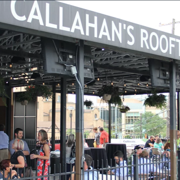 Exterior shot of Callahan's rooftop patio