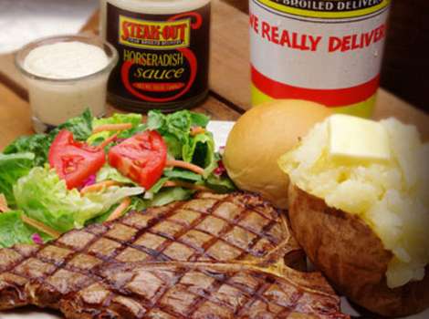 Steak out deals menu