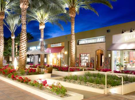 El Paseo Shopping District Palm Desert by David Zanzinger