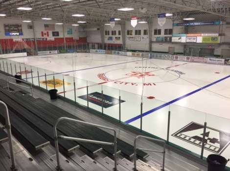 Center sales ice arena