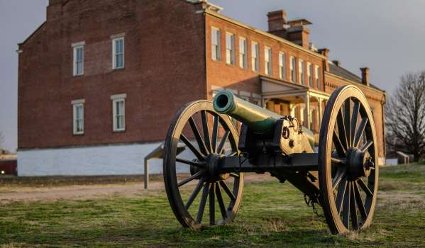 Old Civil War Cannon