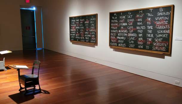 Willie Cole Exhibit at Cameron Art Museum