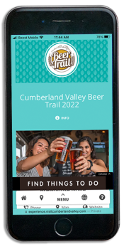 Beer Trail Passport on Phone