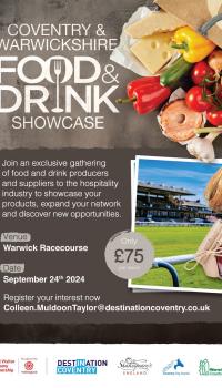 Coventry & Warwickshire Food & Drink showcase marketing material