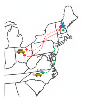 Route Map to NH