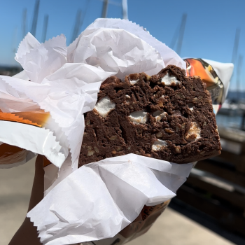 Smore's fudge from the Fudgery Pier 39 San Francisco