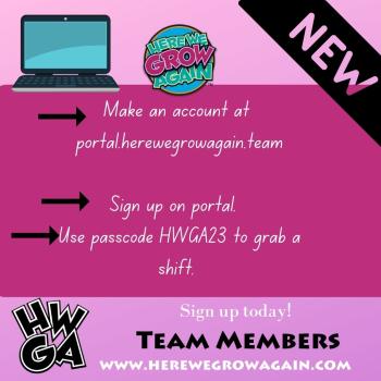 Here We Grow Again is looking for Team Members to help host the 2023 Spring Sale.