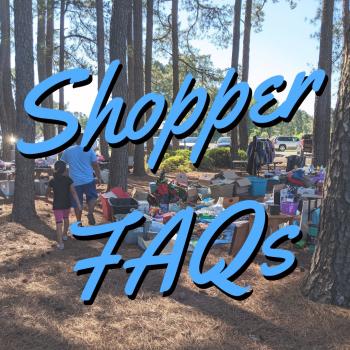 301 Endless Yard Sale Shopper FAQs Graphic