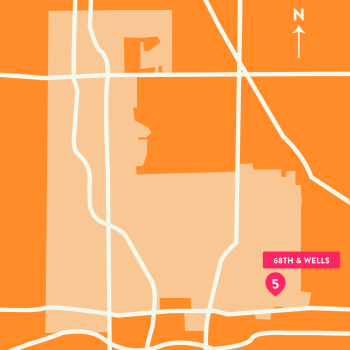 68th and Wells map graphic