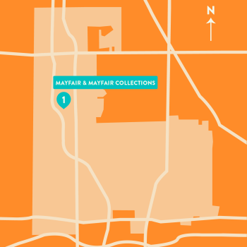 Mayfair and Mayfair Collections map graphic