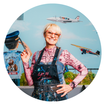 Tillsonburg Regional Airport mural circle