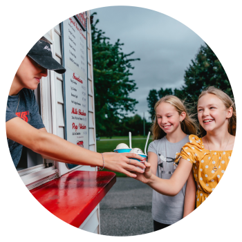 Dad's Ice Cream Cheese Trail circle