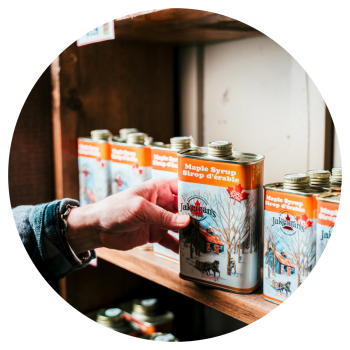 Jakeman's Maple Syrup Cheese Trail circle