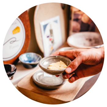 Station Arts Centre Cheese Trail circle