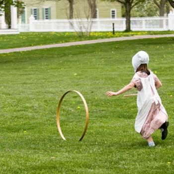 Kids games at the Genesee Country Village & Museum