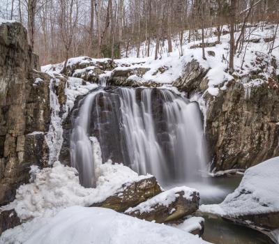 Winter at Kilgore Falls