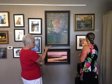 Guests at Art Gallery