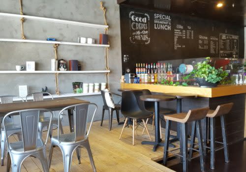 tables and chairs