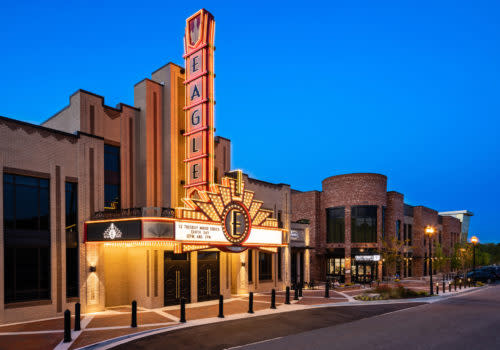 Overall Exterior From Theater End Dusk
