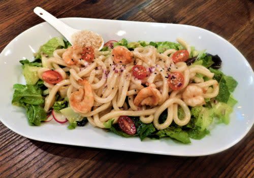 shrimp noodle dish