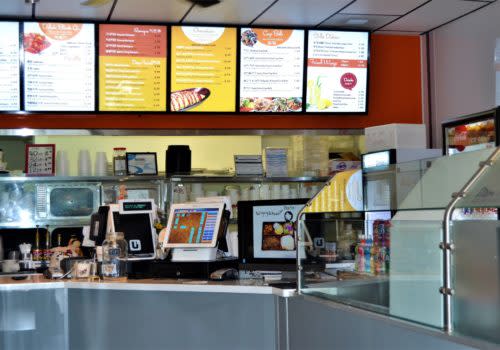 restaurant order counter